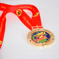 Medal Blank Metal Medals Insert Medallion With Ribbon